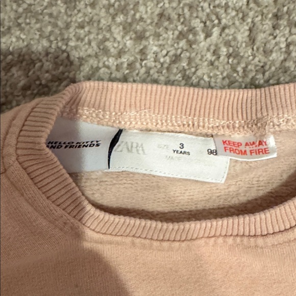 Zara Blush Pink hello kitty tracksuit set age 3 - Picture 2 of 6